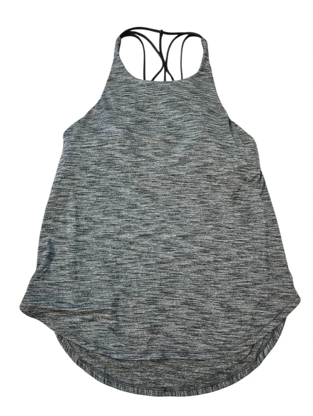 Lululemon Raise The Barre Tank Size 8 Heathered Black
